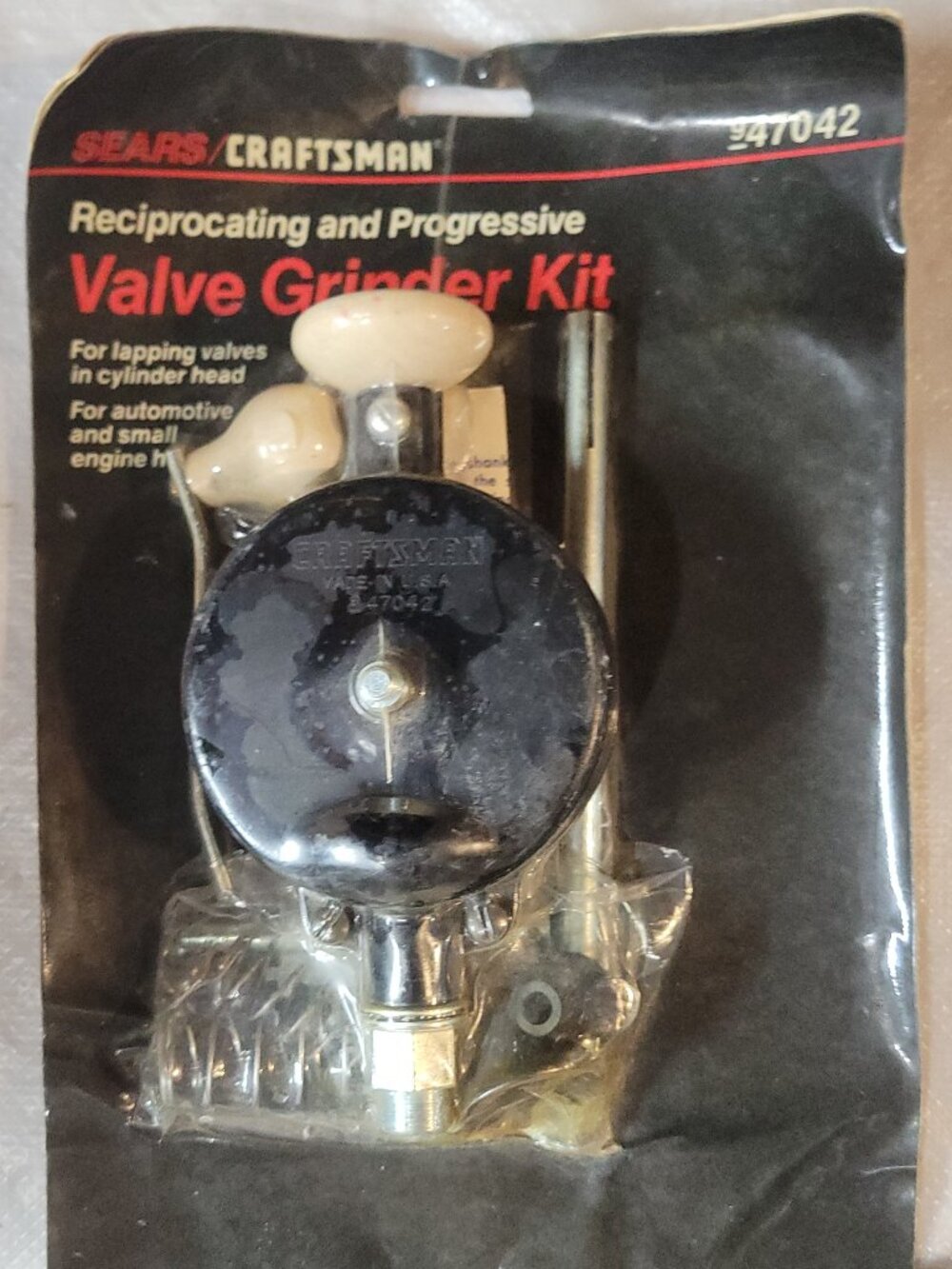 Craftsman 947042 Valve Grinder Kit Reciprocating and Progressive Valve Lapping